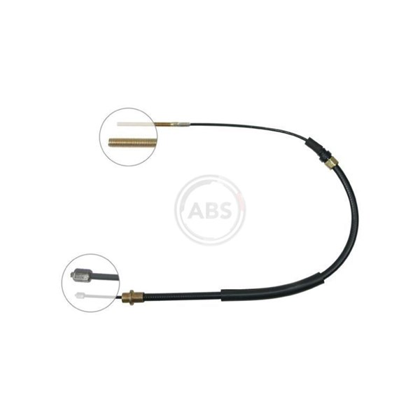 Vajer, parkeringsbroms, Höger bak A.b.s. K10058 A.B.S.