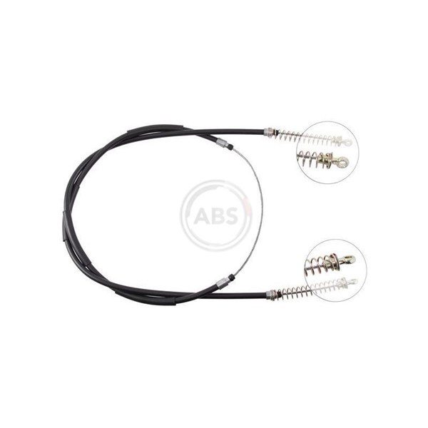 Vajer, parkeringsbroms, Bak A.b.s. K10165 A.B.S.
