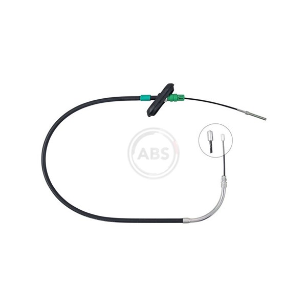 Vajer, parkeringsbroms, Fram A.b.s. K10551 A.B.S.