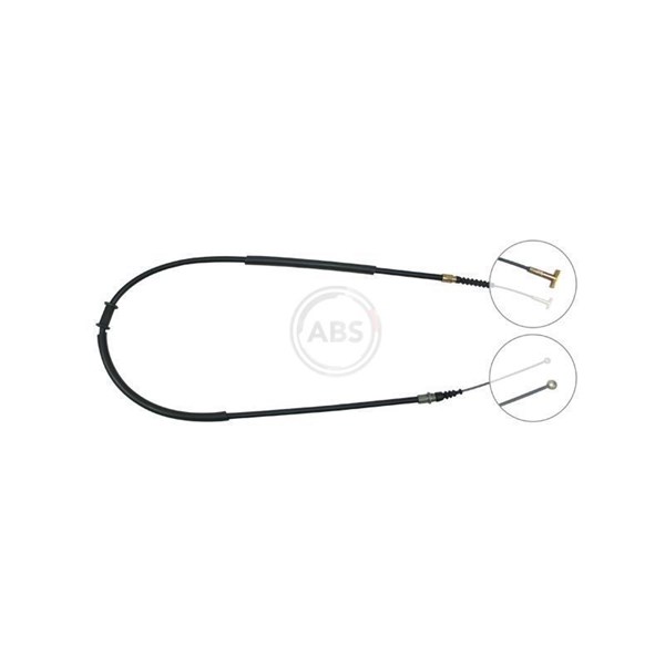 Vajer, parkeringsbroms, Vänster bak A.b.s. K10577 A.B.S.