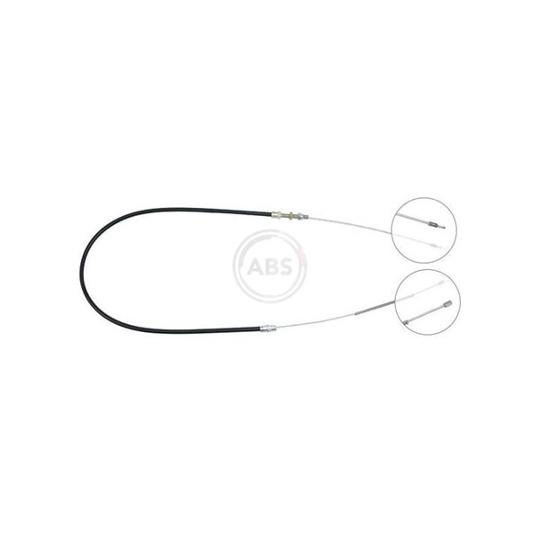Vajer, parkeringsbroms, Höger bak, Vänster bak A.b.s. K10786 A.B.S.