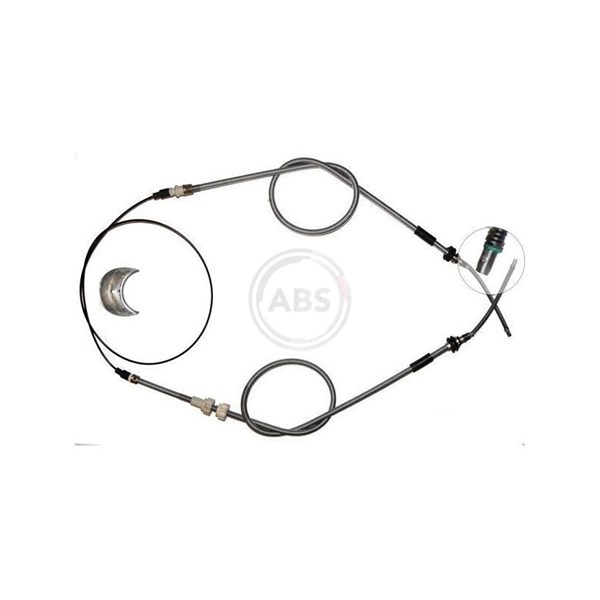 Vajer, parkeringsbroms, Bak A.b.s. K10805 A.B.S.