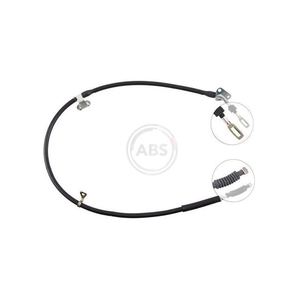 Vajer, parkeringsbroms, Vänster bak A.b.s. K11087 A.B.S.