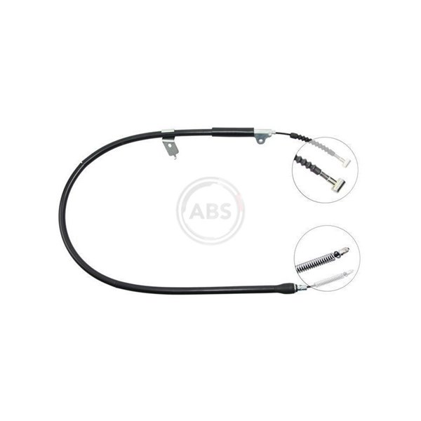 Vajer, parkeringsbroms, Vänster bak A.b.s. K11837 A.B.S.
