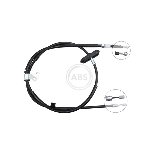 Vajer, parkeringsbroms, Vänster bak A.b.s. K12060 A.B.S.