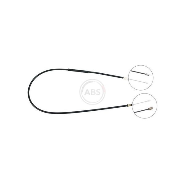 Vajer, parkeringsbroms, Höger bak A.b.s. K12197 A.B.S.