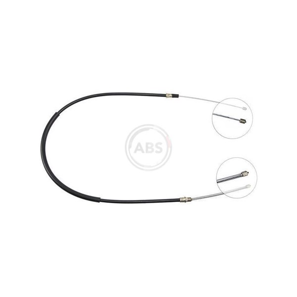 Vajer, parkeringsbroms, Vänster bak A.b.s. K12467 A.B.S.