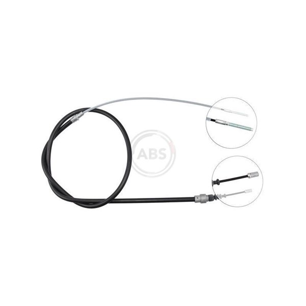 Vajer, parkeringsbroms, Höger bak, Vänster bak A.b.s. K12516 A.B.S.