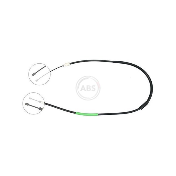 Vajer, parkeringsbroms, Höger bak A.b.s. K13418 A.B.S.