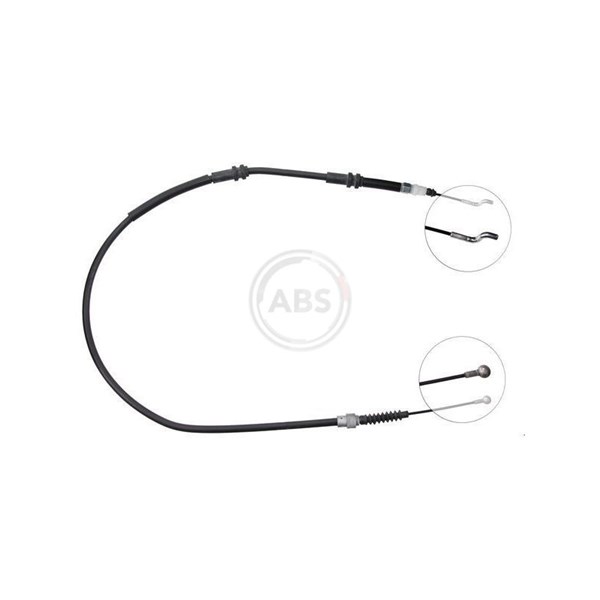 Vajer, parkeringsbroms, Höger bak, Vänster bak A.b.s. K13556 A.B.S.