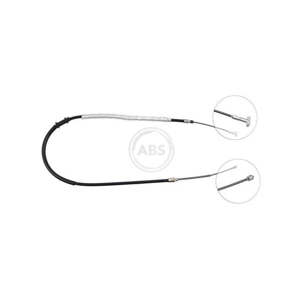 Vajer, parkeringsbroms, Vänster bak A.b.s. K13567 A.B.S.