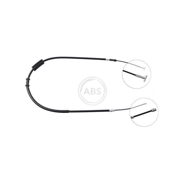 Vajer, parkeringsbroms, Höger bak A.b.s. K13608 A.B.S.