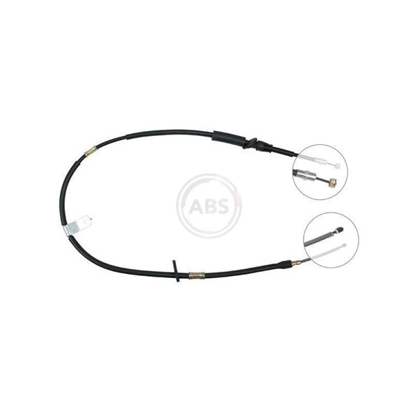 Vajer, parkeringsbroms, Vänster bak A.b.s. K14037 A.B.S.