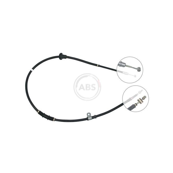 Vajer, parkeringsbroms, Vänster bak A.b.s. K14937 A.B.S.