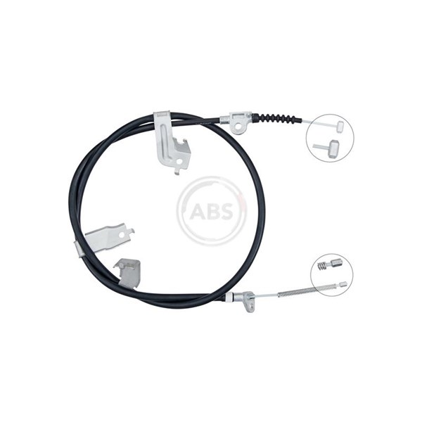 Vajer, parkeringsbroms, Vänster bak A.b.s. K15007 A.B.S.