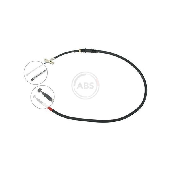 Vajer, parkeringsbroms, Höger bak A.b.s. K15408 A.B.S.