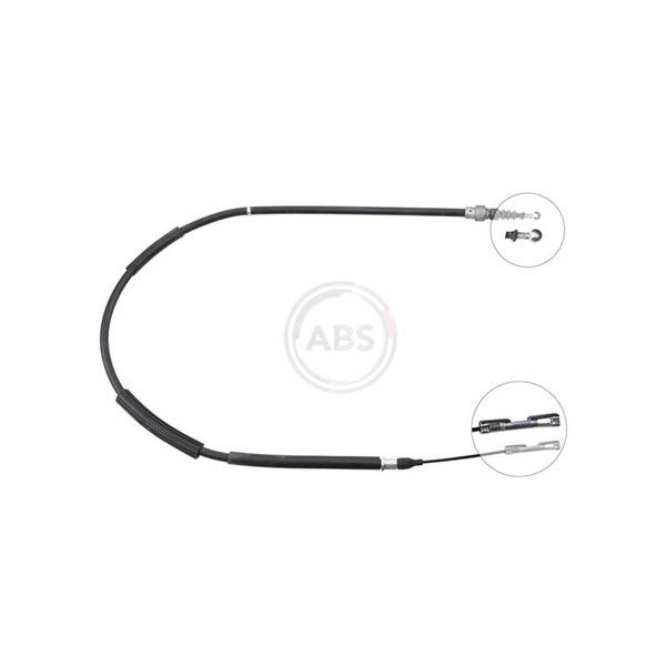 Vajer, parkeringsbroms, Vänster bak A.b.s. K17027 A.B.S.