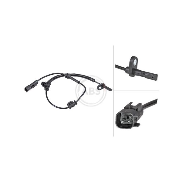 ABS-givare, Sensor, hjulvarvtal, Bakaxel A.b.s. 30217 A.B.S.