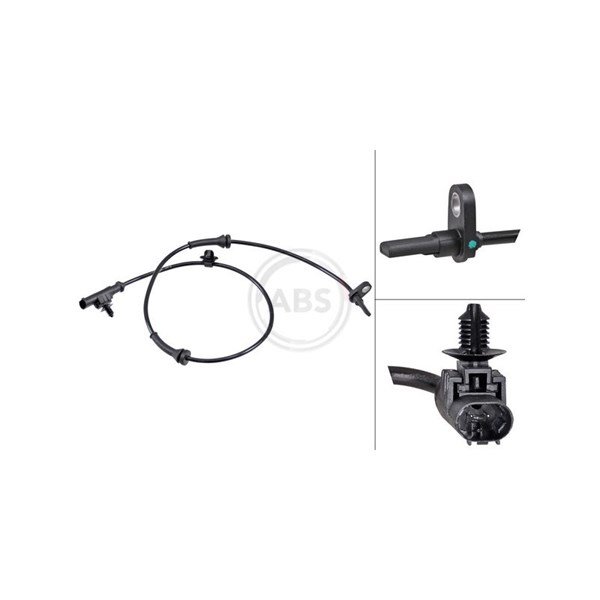 ABS-givare, Sensor, hjulvarvtal, Framaxel A.b.s. 30768 A.B.S. ABS-givare, Sensor, hjulvarvtal, Framaxel A.b.s. 30768 A.B.S.