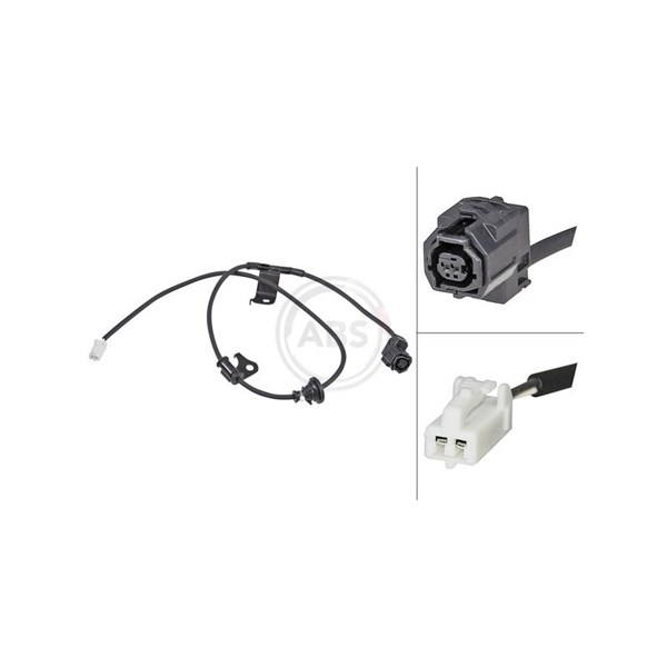 ABS-givare, Sensor, hjulvarvtal, Bakaxel vänster A.b.s. 30869 A.B.S.