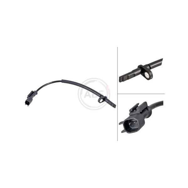 ABS-givare, Sensor, hjulvarvtal, Framaxel A.b.s. 31612 A.B.S.