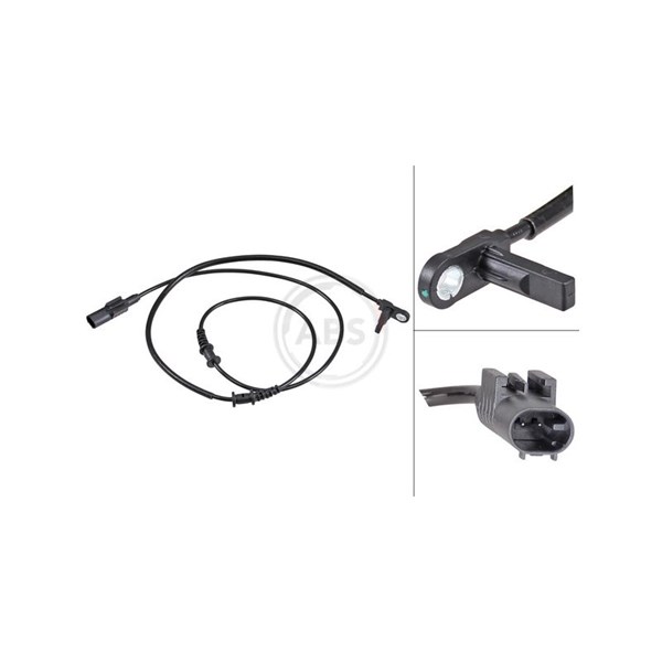 ABS-givare, Sensor, hjulvarvtal, Framaxel A.b.s. 32052 A.B.S.