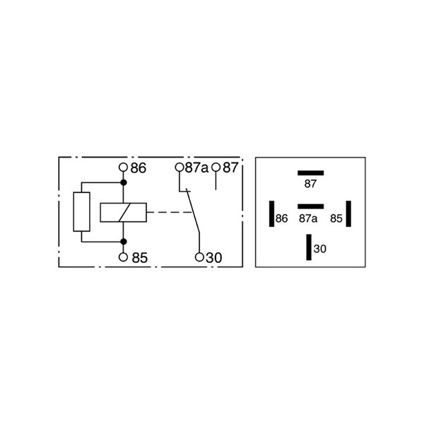 Relä, huvudström 12V Bosch 0 332 209 138 BOSCH