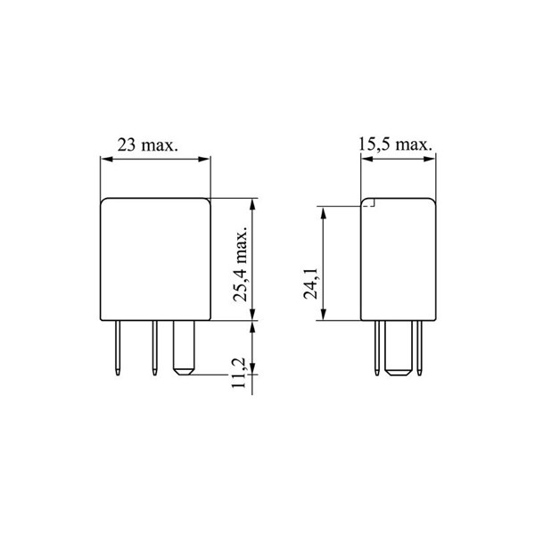 Relä, huvudström, Universal 12V Bosch 0 986 332 021 BOSCH