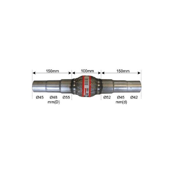 Flexrör, avgassystem, Universal Bosal 265-003 BOSAL