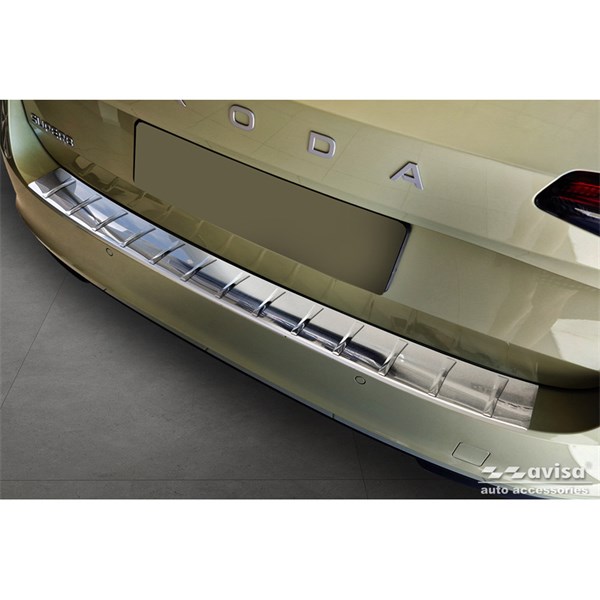 Övertäck, Stötfångare Skoda Superb IV Combi 2023-, Bak
