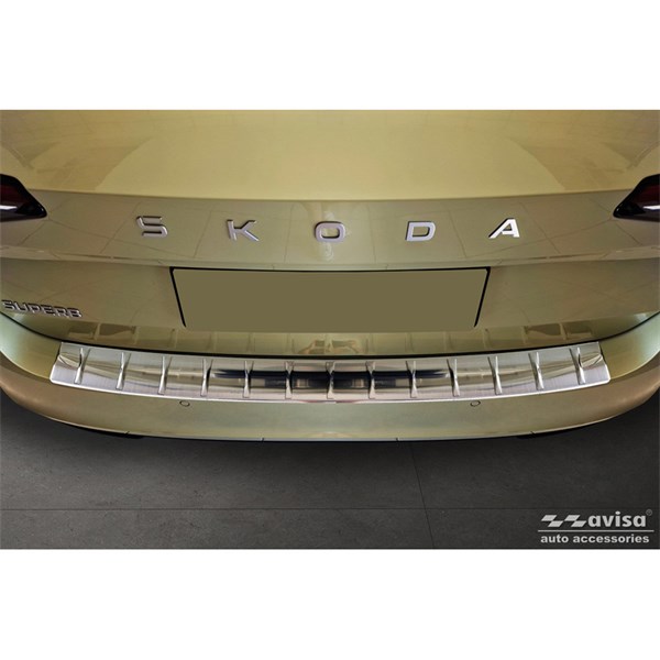 Övertäck, Stötfångare Skoda Superb IV Combi 2023-, Bak