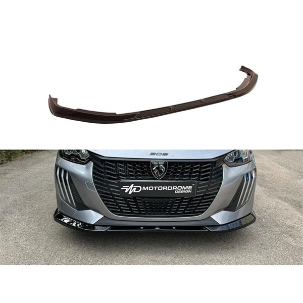 Front spoiler Peugeot 208 II Facelift 2023- excl. GT-Line Motordrome