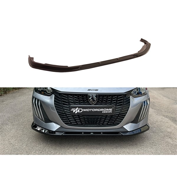 Front spoiler Peugeot 208 II Facelift 2023- excl. GT-Line Motordrome