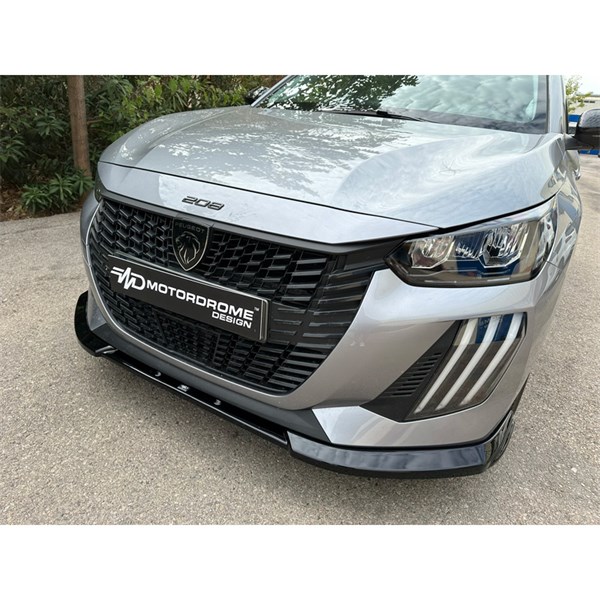 Front spoiler Peugeot 208 II Facelift 2023- excl. GT-Line Motordrome