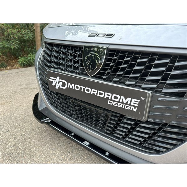 Front spoiler Peugeot 208 II Facelift 2023- excl. GT-Line Motordrome