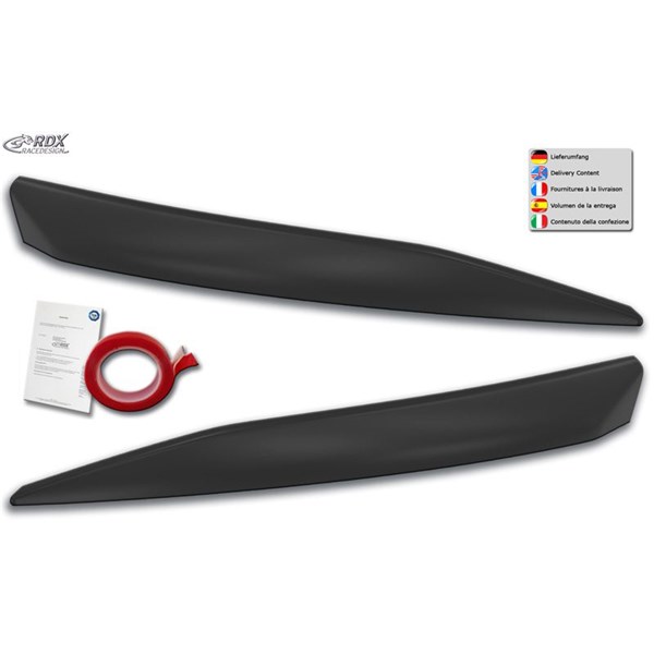 Strålkastarspoiler Audi A5 (F5) 2016-2020 & Facelift 2020- Rdx ra RDX Racedesign