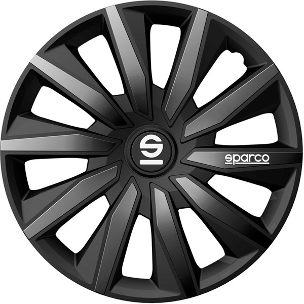 Navkapslar Hjulsidor, Universal Sparco SP 1483BKGR