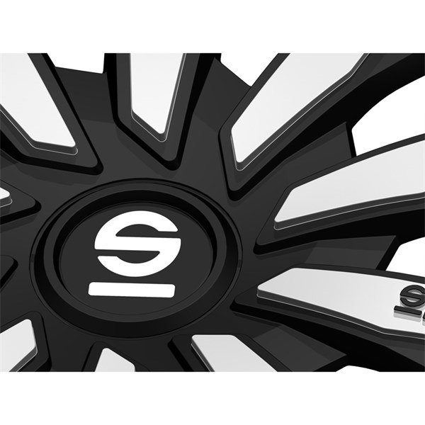 Navkapslar Hjulsidor, Universal Sparco SP 1483BKSV