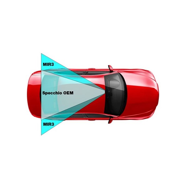 Invändig spegel, Universal Simoni racing SR MIR3 Simoni Racing