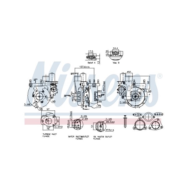 Turbo Nissens 93620 NISSENS Turbo Nissens 93620 NISSENS
