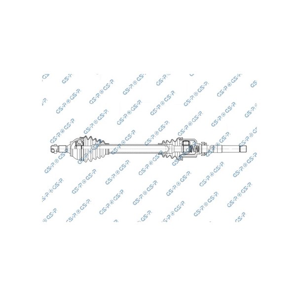 Drivaxel, framaxel höger Gsp 202412 GSP
