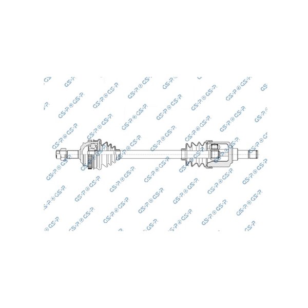 Drivaxel Fiat Bravo I (182_), framaxel vänster Gsp 217114 GSP