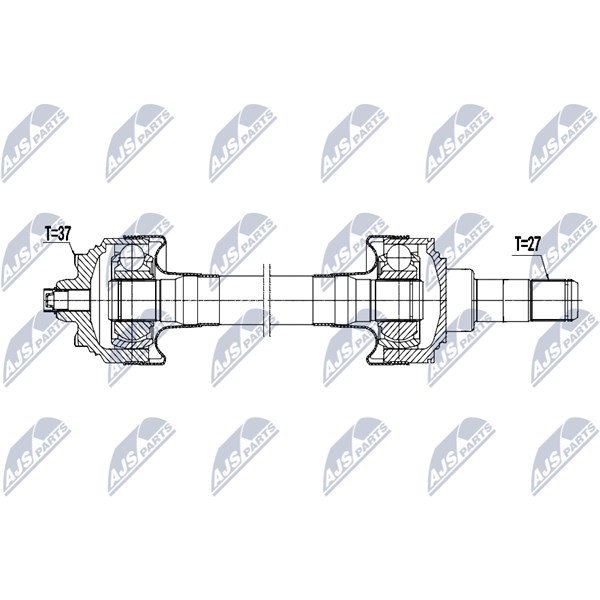 Drivaxel, Bakaxel höger Nty NPW-BM-227 NTY
