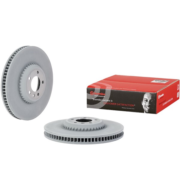 Bromsskiva Bromsskiva tvådelad, Framaxel Brembo 09.E204.23 BREMBO