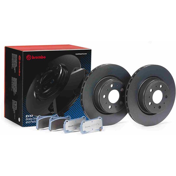 Bromssats, Skivbroms Ventilerad, Framaxel Brembo KT 08 001 BREMBO