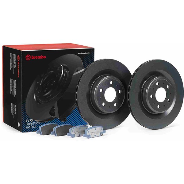Bromssats, Skivbroms Ventilerad, Bakaxel Brembo KT 08 004 BREMBO