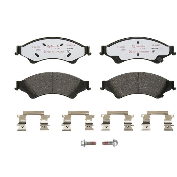 Bromsbeläggsats, Framaxel Brembo P 24 153X BREMBO Bromsbeläggsats, Framaxel Brembo P 24 153X BREMBO