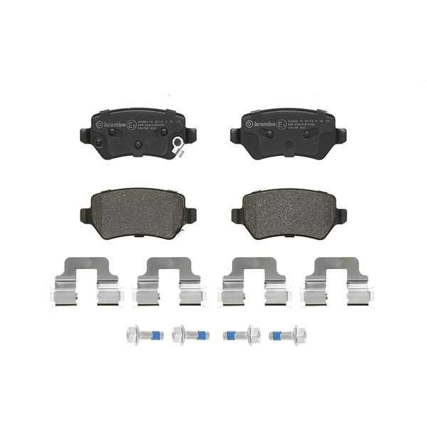 Bromsbeläggsats, Bakaxel Brembo P 30 120 BREMBO