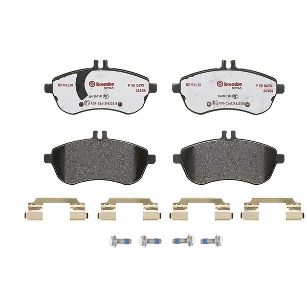 Bromsbeläggsats, Framaxel Brembo P 50 067X BREMBO