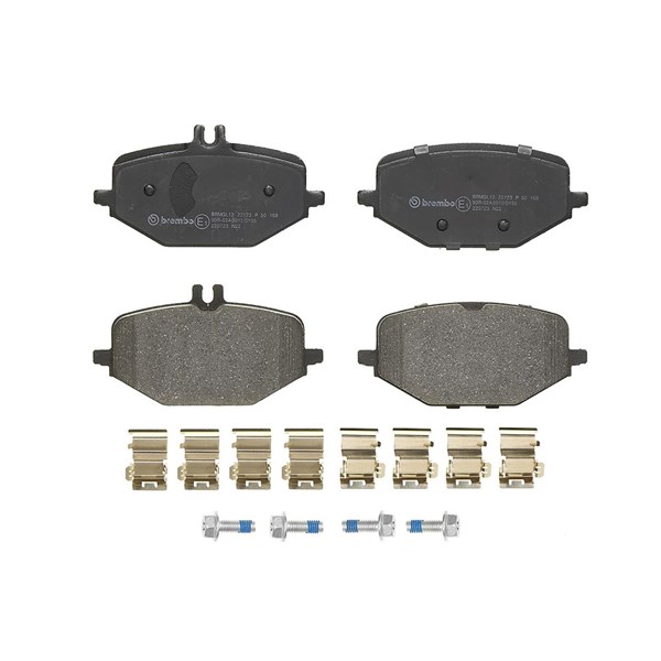 Bromsbeläggsats, Bakaxel Brembo P 50 168 BREMBO
